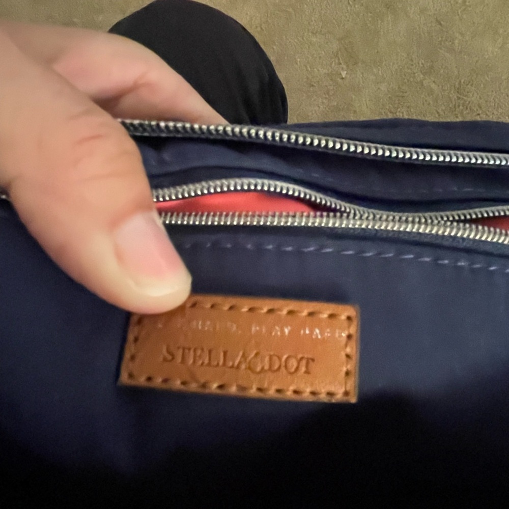 Stella and Dot navy purse